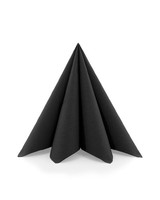 Serviette Schwarz Aus Linclass® Airlaid 40 X 40 Cm, 50 StüCk