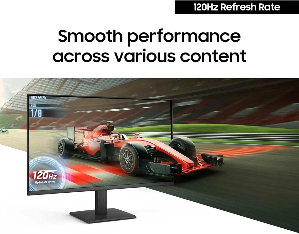 Samsung Essential S3 S32GF 24" IPS 1080p Full HD 120Hz IPS Monitor Dual HDMI - Image 4 of 4