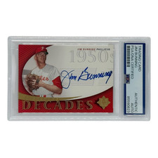 Jim Bunning Autographed 2005 Upper Deck Ultimate Signatures PSA Authenticated