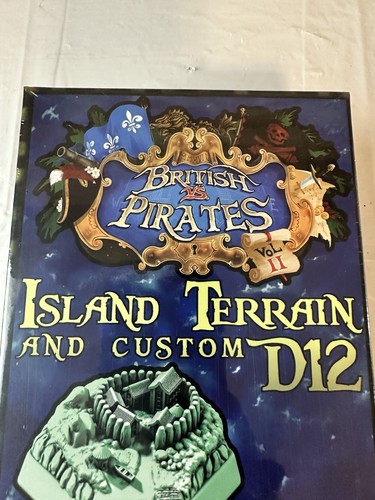 British vs Pirates Island Terrain And Custom D12 Sealed New - Picture 2 of 5