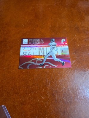 2005 Donruss Elite Passing the Torch Red /500 Mike Schmidt #PT-23 HOF 