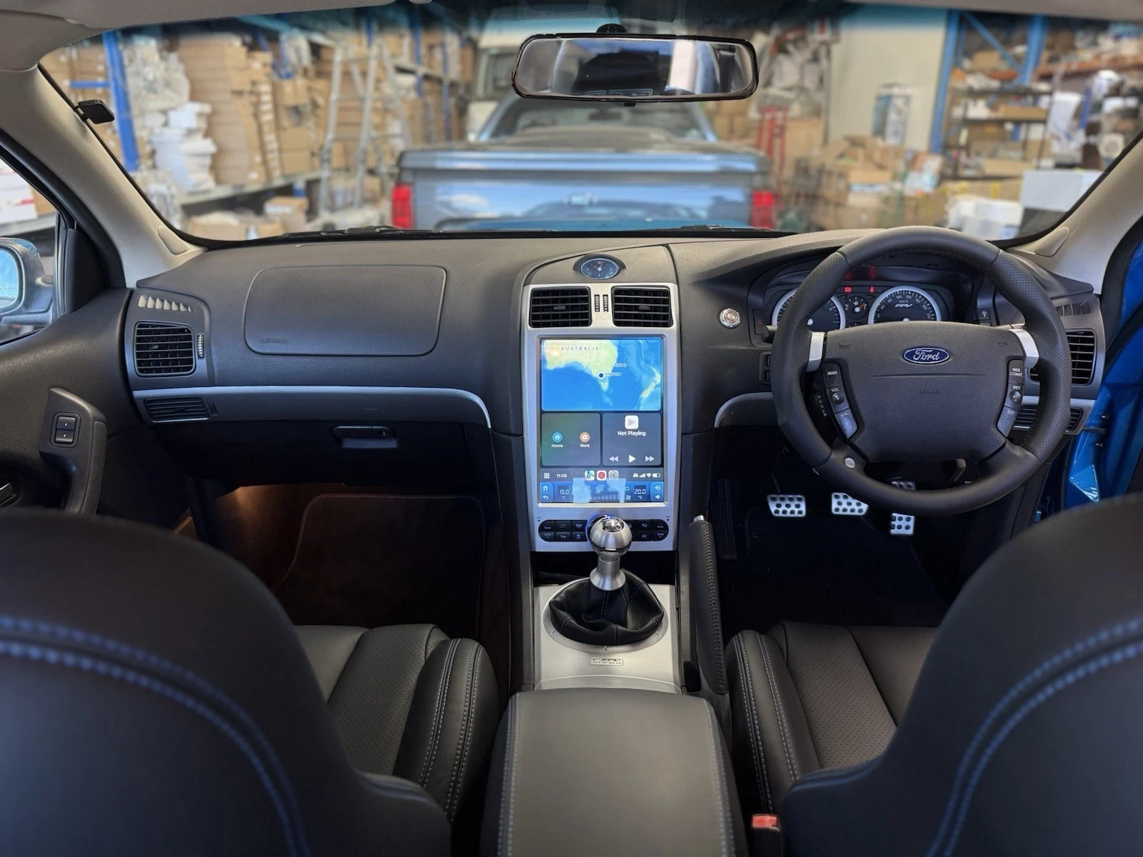 Ford Falcon Ba Bf Unit | SatNav | Wireless Apple CarPlay + GPS | 12.1 Inch | V6