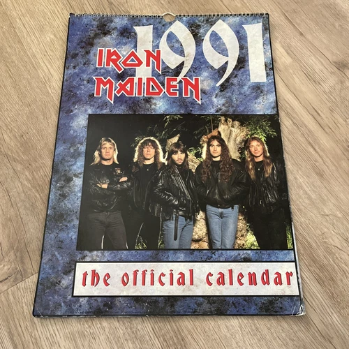 Iron Maiden - Le calendrier officiel - 1991 - Collectionneurs - Bracelet métal