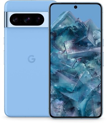 Google Pixel 8 Pro 256GB Bay (Blue), TOP Zustand, Display Burn-In
