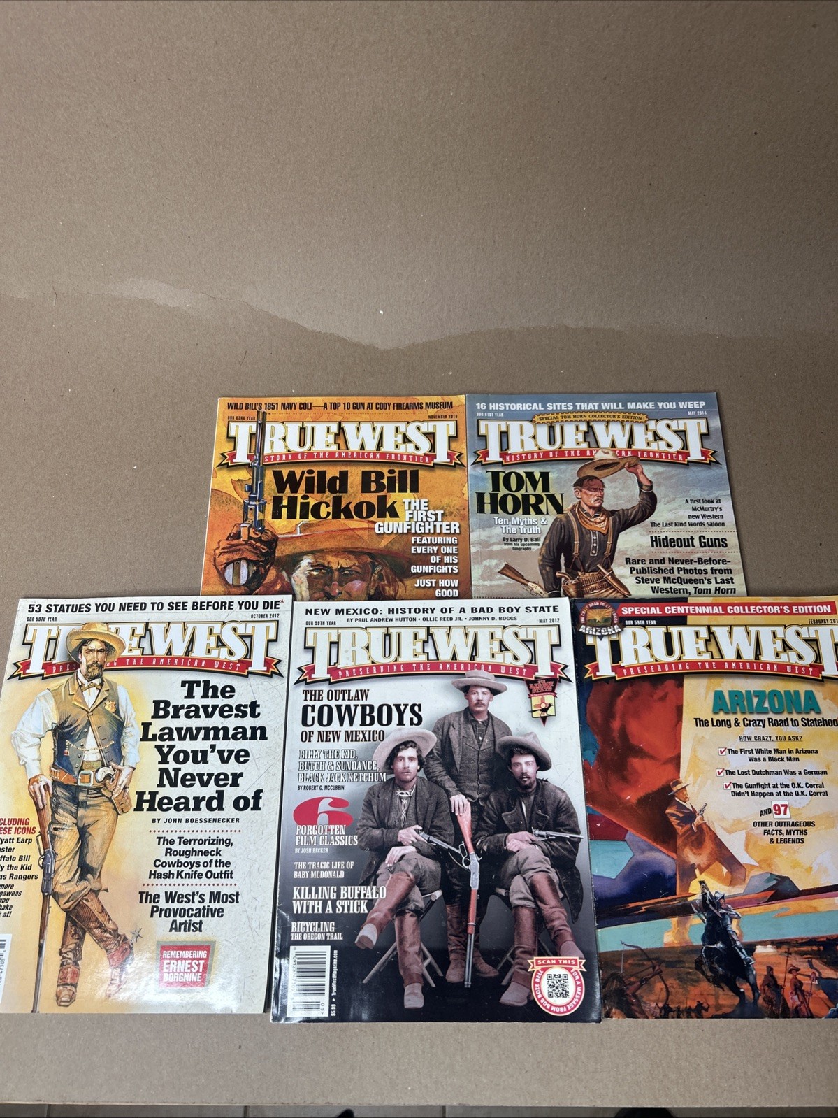 True West Magazine lot 2012 2014 2016 (5) Issues