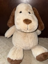 Spark Create Imagine Tan Brown Puppy Dog Plush Beige Stuffed Animal EUC