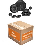 Lautsprecher Boxen Front Hifonics VX5.2E FüR Fiat Marea 2X Tief-MitteltöNer 2X H
