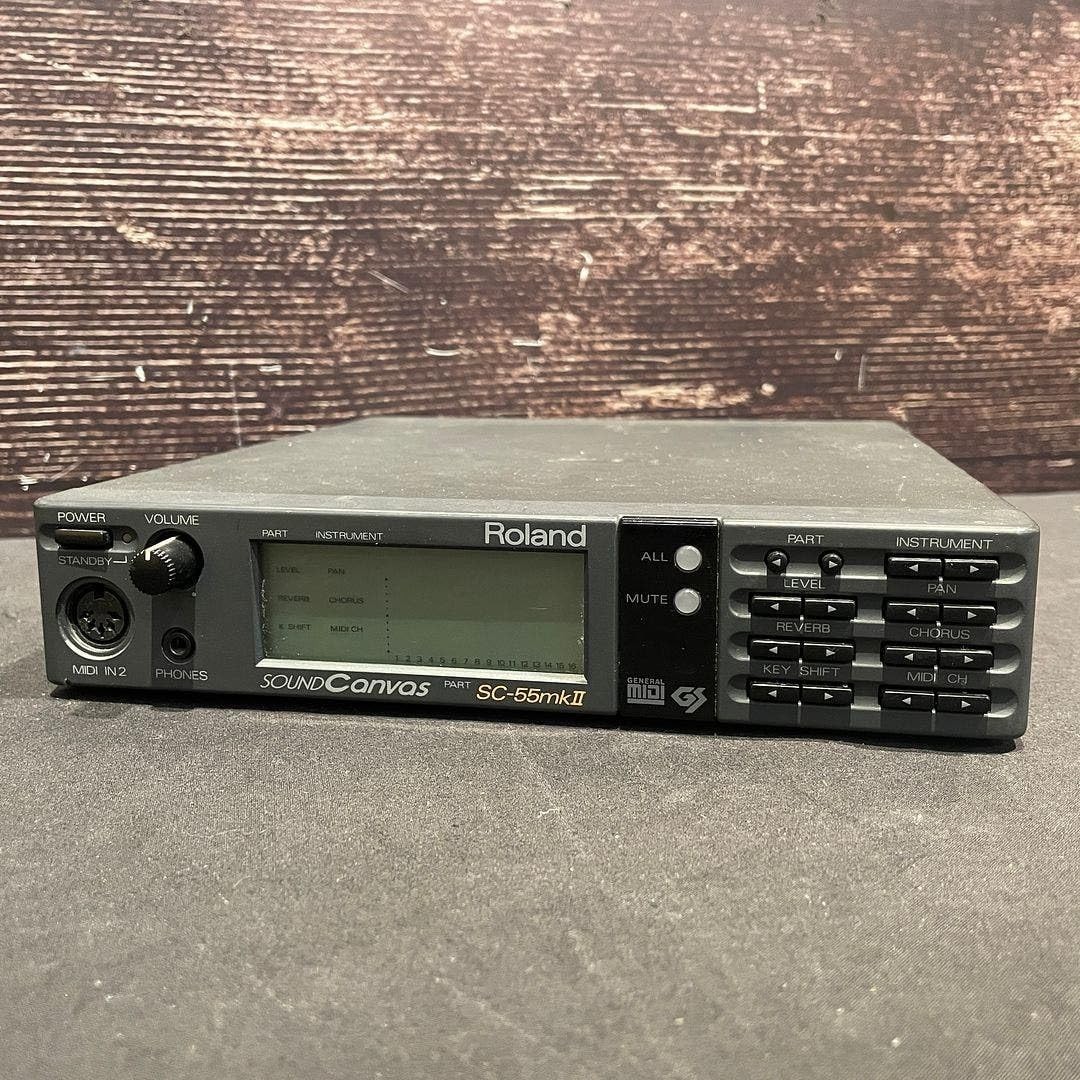 動作品 Roland SC-55mk2 Roland SC 55mk 2 SC 55mk2 Sound Module | eBay
