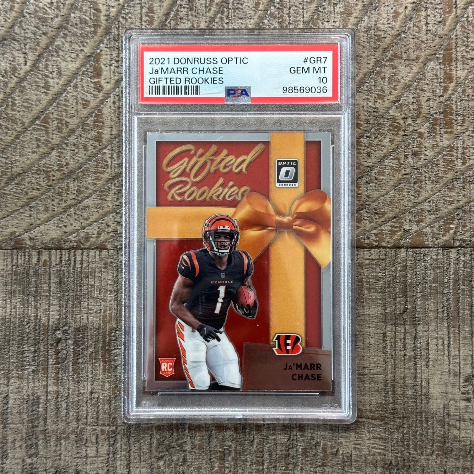 JaMarr Chase Panini Donruss Optic Gifted Rookies #GR7 Base