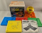 Vintage Marx Toys Cats Eye Board Game 1970s Retro Skill Color Match 100% Complet
