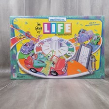 The Game Of Life Monsters Inc. In Monstropolis Board Game