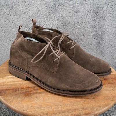 Bruno Magli Men s Chukka Desert Suede Ankle Boots Leather EU 43.5 US 10.5 Brown