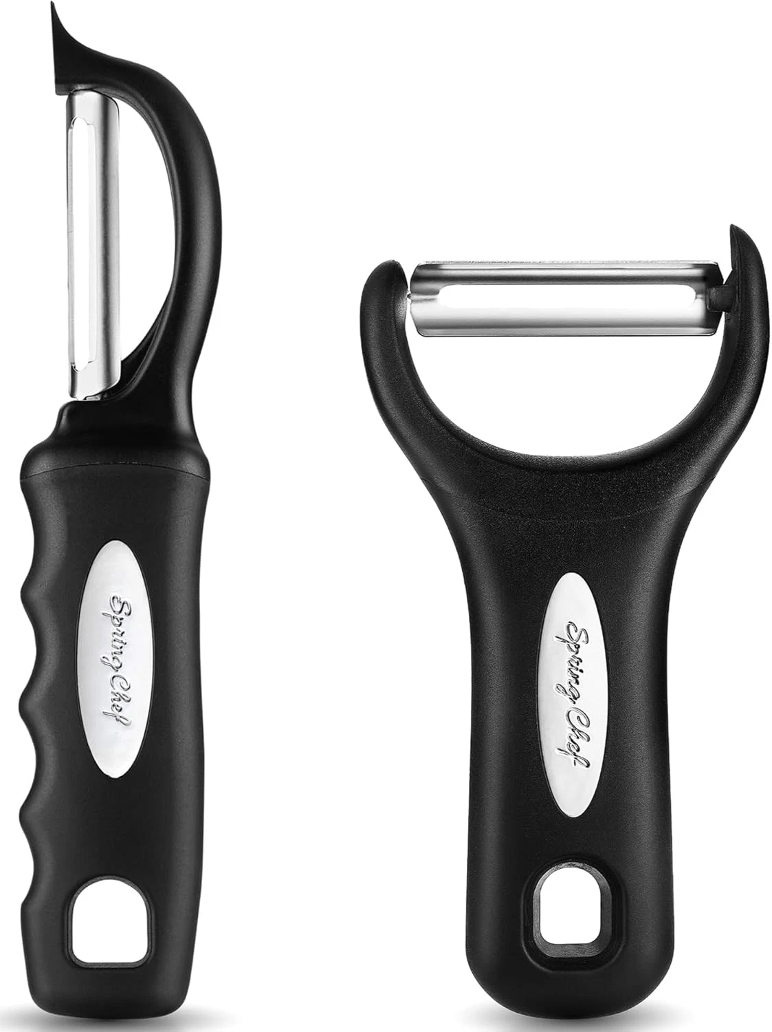 Swivel Vegetable Peeler & Y Potato Peeler Kitchen W/ Soft Grip Handles