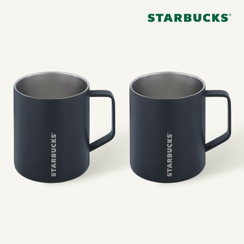 Starbucks Korea SS Black debbie mug 414ml 2025 Limited - 2P - Picture 1 of 4