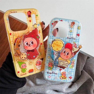 Cute Twinkle Twinkle Mag Safe Holder+Case Cover  For iPhone 17 Pro Max 16 15 14