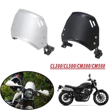 For Honda CL300 CL500 CM300 CM500 Motorcycle Aluminum Alloy Small Windshield Kit