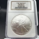 1994  $1 Silver Eagle Dollar Eagle Coin NGC MS 69