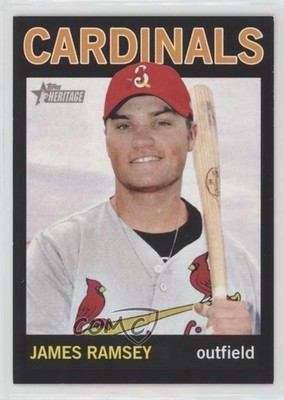 2013 Topps Heritage Minor League Edition Black 95/96 James Ramsey #89 1h1