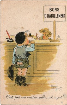 POSTCARD / FANTASY / ILLUSTRATOR ROGER LEVASSEUR / IT'S FOR ME ......