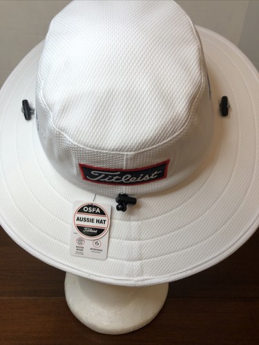 Titleist Aussie ProV1 FJ Golf Hat - White NWT OSFM Adjustable - Bild 3 von 11