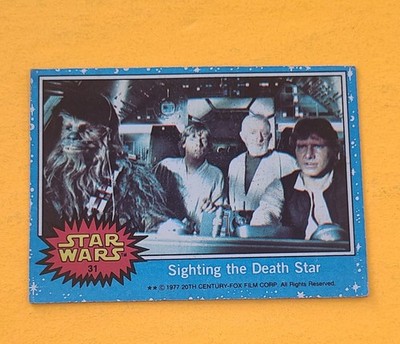 1977 TOPPS STAR WARS BLUE SERIES 1 YOU PICK COMPLETE YOUR SET VARIOUS CONDITIONS