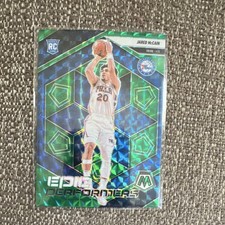 Panini 2024-25 Mosaic Epic Performers Prizm Rookie Jared McCain #13 76ers NBA