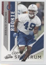 2009 Playoff Absolute Memorabilia Spectrum Black /50 Jerraud Powers Rookie RC