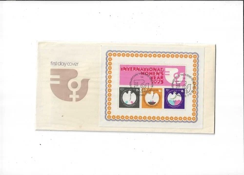 Singapore Year 1975 International Womens Year Miniature Sheet on FDC