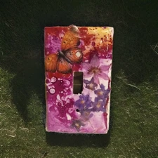 Handmade Unique One Of A Kind Light Switch Cover