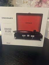 Crosley Cruiser Deluxe Portable Bluetooth Record Player