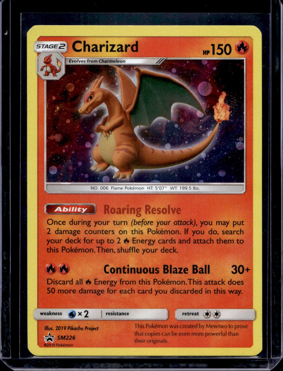 Pokemon SM Promos Charizard Holo SM226