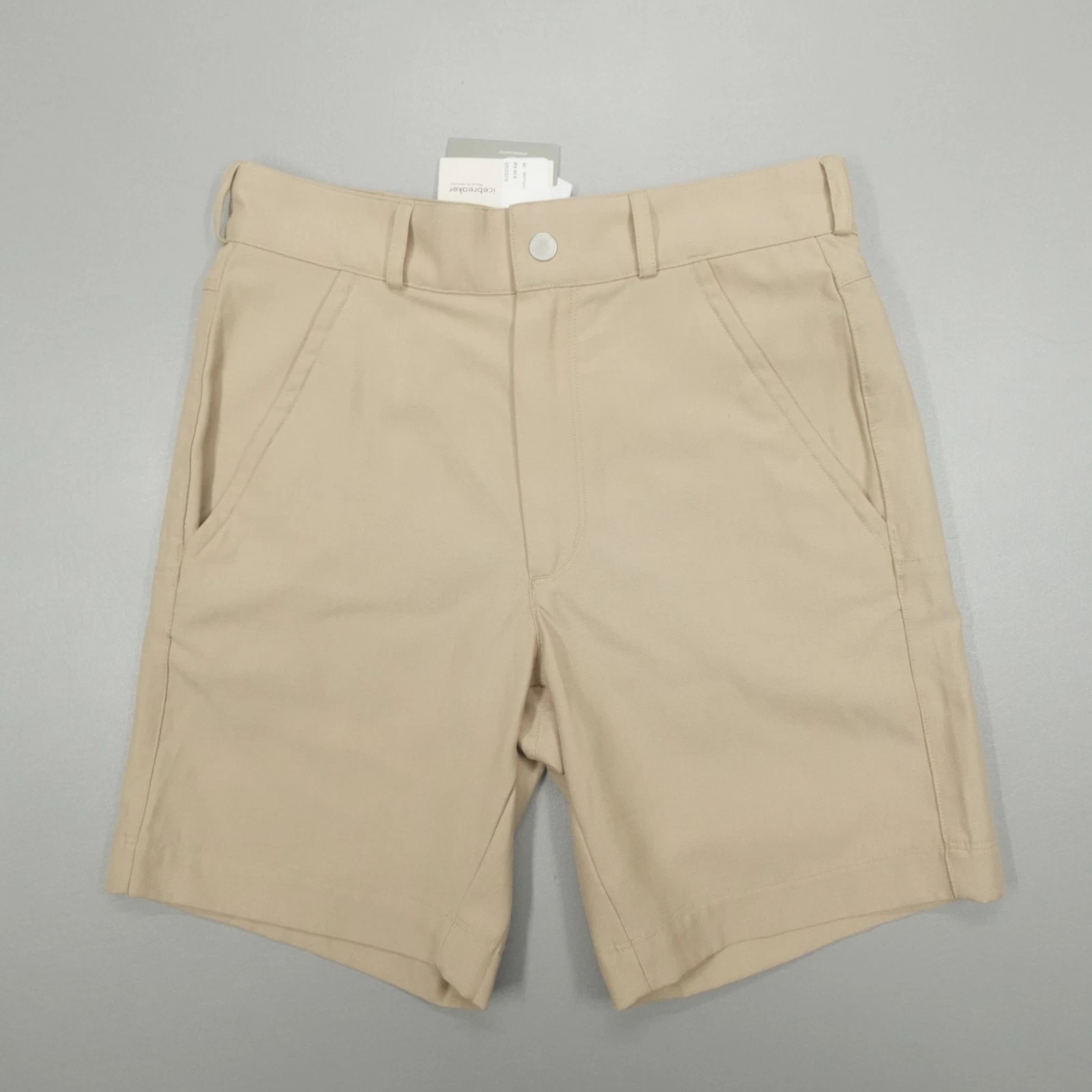 Icebreaker Hike Shorts Men's Size 28 Sand Outdoor Hiking Zip Pockets Merino Wool