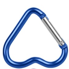 Aluminum Alloy Carabiner Heart Shaped Heavy Duty Metal Camping Hanging Buckle