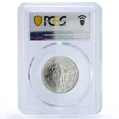 Austria 2 ducat Ferdinand Karl 1642 Restrike X#M29a MS 66 PCGS