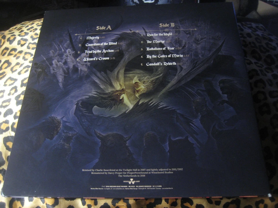 BLIND GUARDIAN battalions ORANGE VINYL LP 2018 PRESS helloween running wild - Image 3 of 3