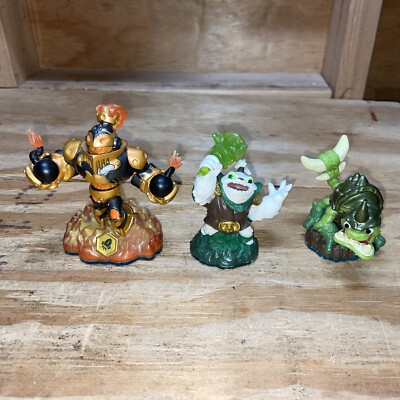 3 Swap Team Skylanders - Blast Zone, Zoo Lou & Slobber Tooth