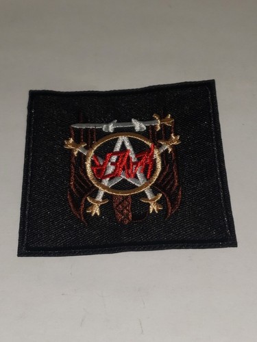 Slayer Band Patch 80s Thrash Heavy Metal Rock Music Embroidered Iron/Sew On 3x3 - Picture 4 of 7