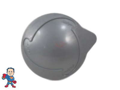 Cal Spa Silver Diverter Cap 3 3/4'' Wide Teardrop Style