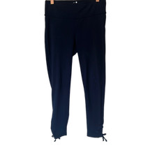 Sunday Bow Tie Cuff Cropped Workout Leggings