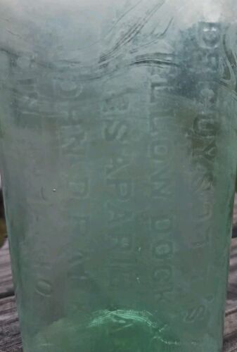 Dr Guysotts Oval Shaped Iron Pontil Yellow Dock Sarsaparilla Cincinnati, Ohio - Picture 2 of 7