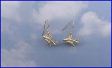Conquest Earrings Aircraft Airplane Plane 99's Aviatrix Made in the USA