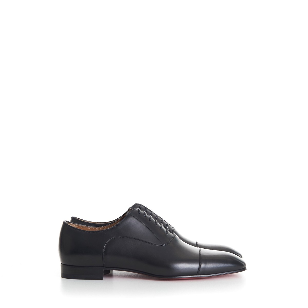 Christian Louboutin Men Greggo Flat Black Suede Lace Up Oxford Dress Loafer 39 6 Christian Louboutin Greggo Velvet Oxford Shoes - Black EU  main image 4
