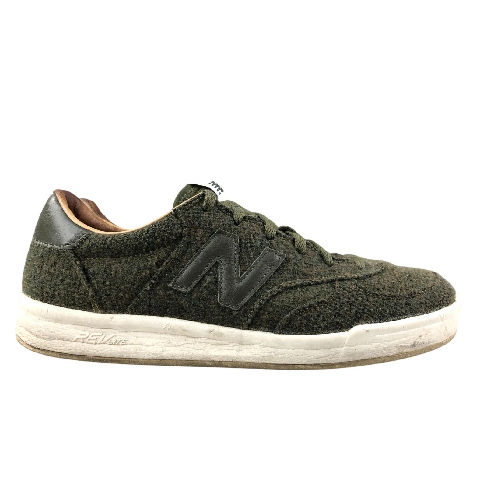 Scarpe sneakers casual stringate lana verde oliva New Balance uomo taglia 11 5D 300