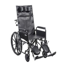 NEW Silver Sport Full-Reclining Wheelchair MODEL SSP18RBDFAV 18 INCH SEAT
