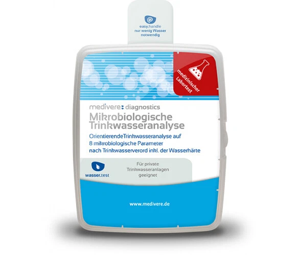 MEDIVERE DIAGNOSTICS Mikrobiologische Trinkwasseranalyse Test