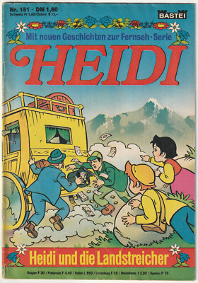   HEIDI #151 Heidi und die Landstreicher, Bastei Verlag 1979 COMICHEFT Z2