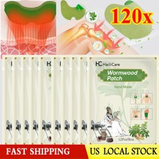 120PCS Knee Relief Patches Sticker Joint Pain Wormwood Ache Plaster Pad Health