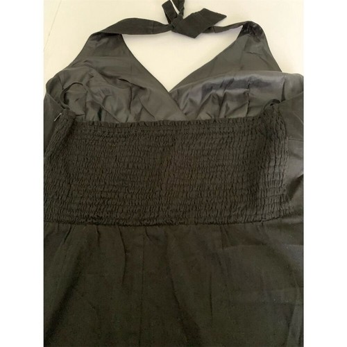 Jonathan Martin Studio Women's Black Halter A-Line Dress Size 14 - Picture 7 of 13