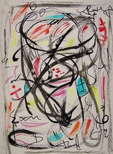 Original ABSTRACT Naive FOLK Outsider SELF TAUGHT Mary Carol art MCW Primitive