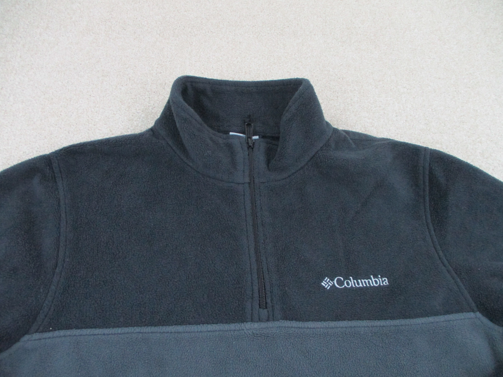Columbia Sweater Adult Large Black Gray 